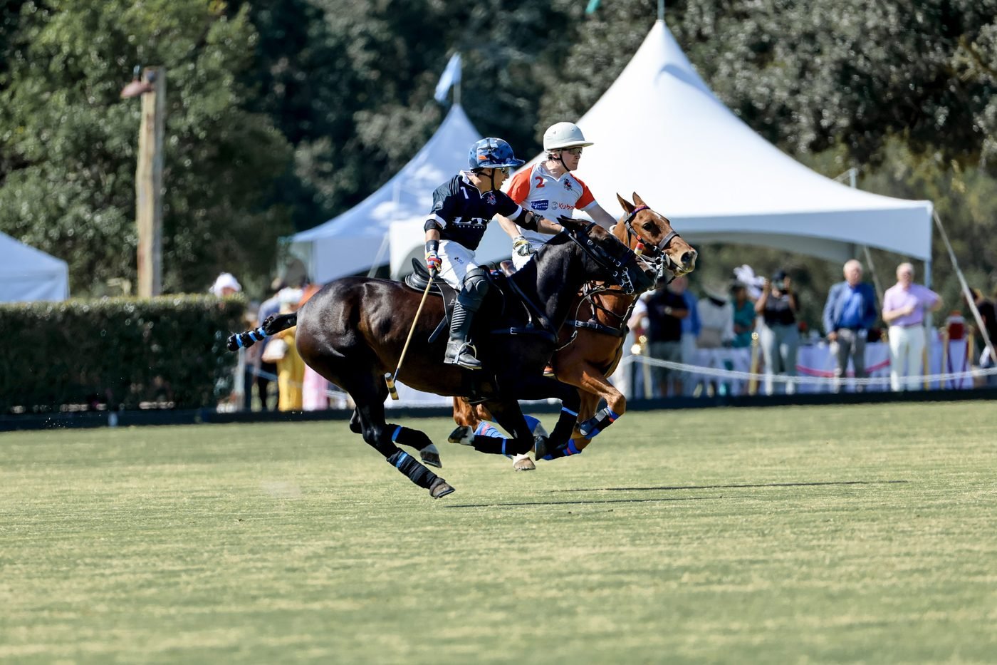 Polo action at New Orleans Polo Club, Folsom LA