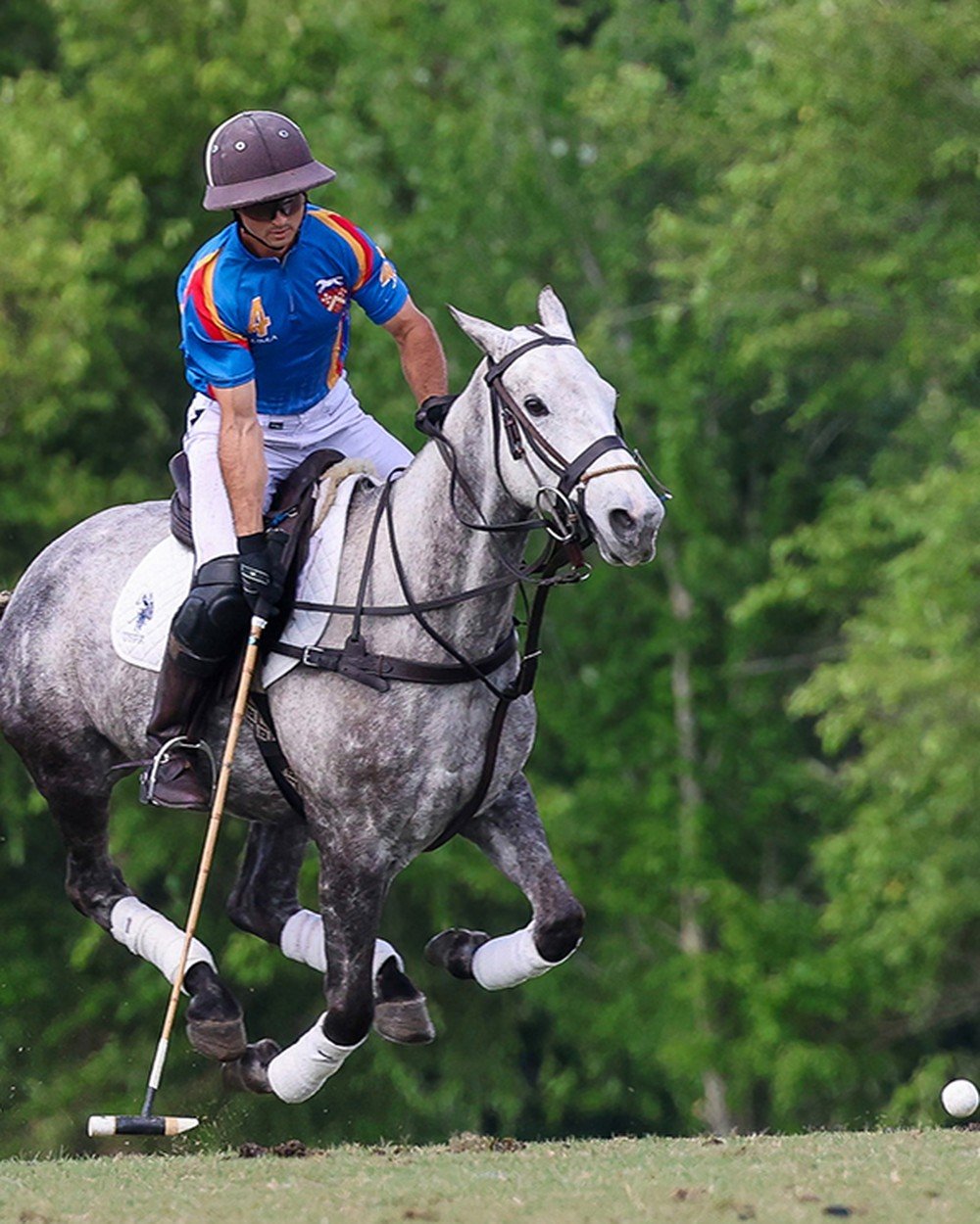 Autumn Polo Classic action at Summergrove Farm, Folsom